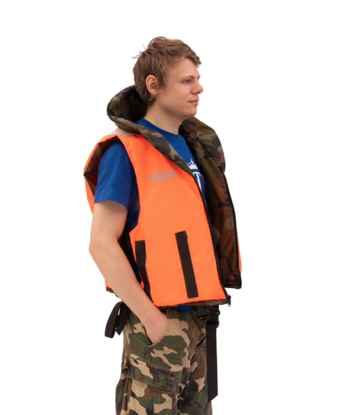 Спасательный жилет двусторонний 50-65 кг.