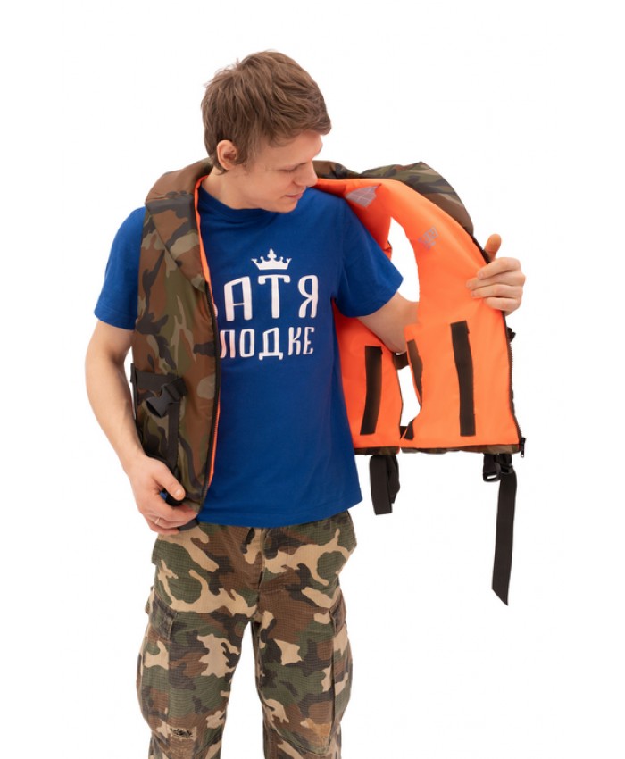 Спасательный жилет двусторонний 50-65 кг.