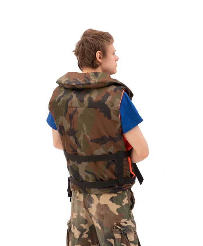 Спасательный жилет двусторонний 50-65 кг.